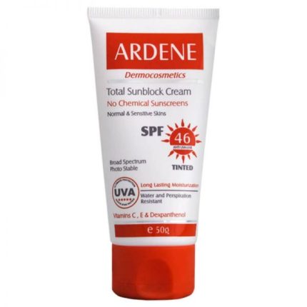 آردن کرم ضدآفتاب فيزيکال SPF46 مناسب پوست خشک،معمولی و حساس 50گرم