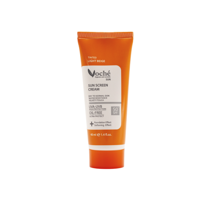 201091  وچه کرم ضدآفتاب رنگی مناسب پوست های خشک رنگ  بژ روشن  40 میلی لیتر - Image 1