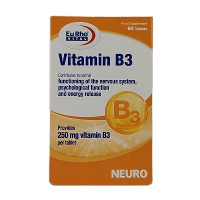 یوروویتال قرص ویتامین B3 ب3 60 عددی افزایش انرژی | داروخانه شبانه روزی مهشاد