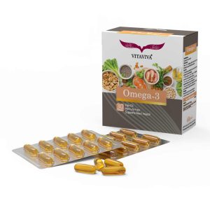 مکمل های تغذیه ای پر طرفدار در سال ۲۰۲۵ سافت ژل امگا3 ویتاویوا 30 عدد | داروخانه شبانه روزی مهشاد