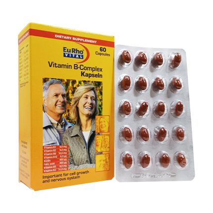 یوروویتال کپسول ویتامین ب کمپلکس 60 عددی | داروخانه شبانه روزی مهشاد داروکاو