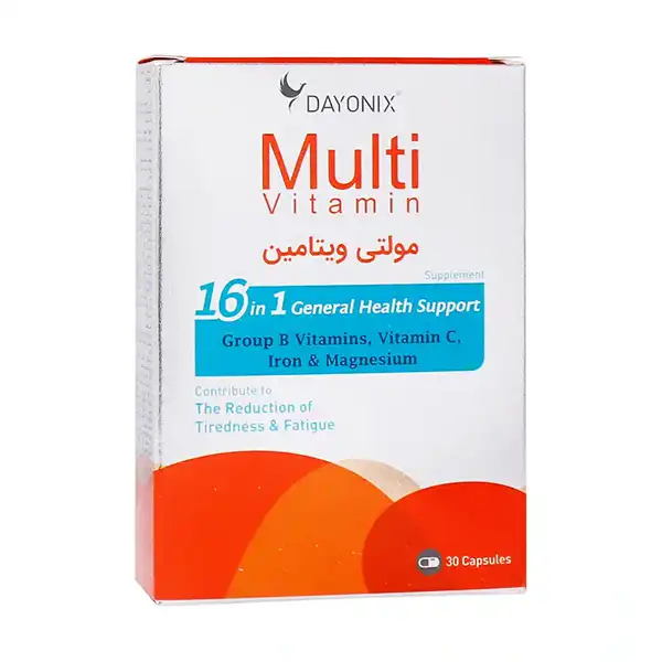 کپسول-مولتی-ویتامین-دایونیکس-فارما (1) کپسول مولتی ویتامین دایونیکس فارما 30 عدد | داروخانه شبانه روزی مهشاد | داروکاو | ارسال به سراسر کشور |داروخانه آنلاین