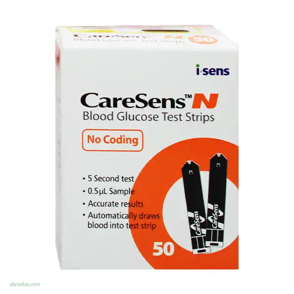 نوار-تست-قند-خون-کرسنس (2) نوار تست قند خون کرسنس Caresens N | داروخانه شبانه روزی مهشاد | داروکاو | ارسال به سراسر کشور |داروخانه آنلاین