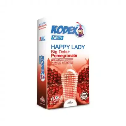 کاندوم ناچ کودکس مدل Happy LADY بسته 12 عددی