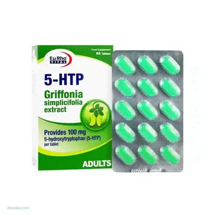 قرص 5 اچ تی پی یوروویتال 60 عدد 5-HTP | داروخانه شبانه روزی مهشاد | داروکاو | ارسال به سراسر کشور | داروخانه آنلاین