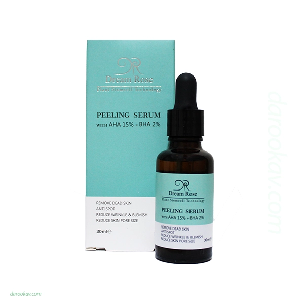 سرم-لایه-بردار-دریم-رز (2) سرم لایه بردار دریم رز حاوی AHA 15% + BHA 2% حجم 30 میلی لیتر | داروخانه شبانه روزی مهشاد | داروکاو | ارسال به سراسر کشور | داروخانه آنلاین