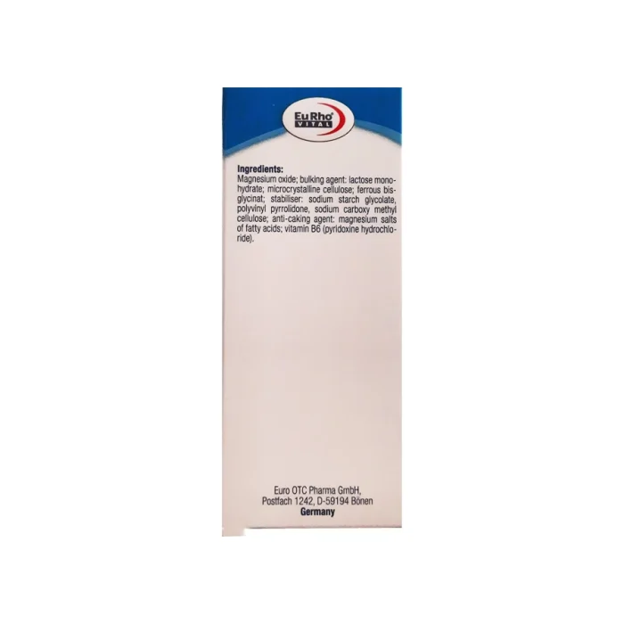 قرص-منیزیم-پلاس-آیزن-و-ویتامین-b6-یوروویتال (4) مکمل منیزیم پلاس آیزن و ویتامین ب6 یوروویتال 60 عدد | داروخانه شبانه روزی مهشاد | داروکاو | ارسال به سراسر کشور | داروخانه آنلاین | پشتیبانی تخصصی | ارسال روزانه محصولات