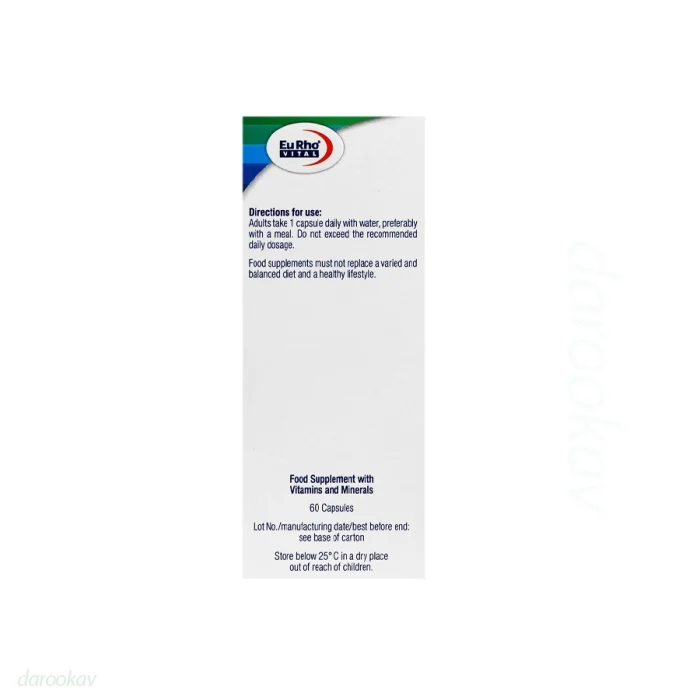 مولتی ویتامین آقایان یوروویتال 60 عدد | داروخانه شبانه روزی مهشاد | داروکاو | ارسال به سراسر کشور | داروخانه آنلاین | پشتیبانی تخصصی | ارسال روزانه محصولات