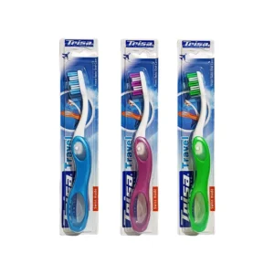 Trisa مسواک تراول تاشو تریزا با برس متوسط | داروخانه شبانه روزی مهشاد | داروکاو | ارسال به سراسر کشور | داروخانه آنلاین | پشتیبانی تخصصی | ارسال روزانه محصولات
