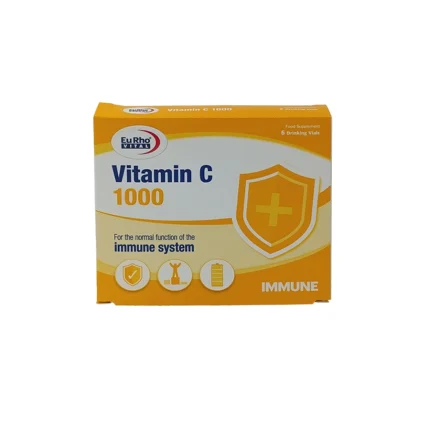 ویال ویتامین ث 1000 یوروویتال 6 عددی